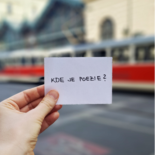 Logo aplikace - Poetická mapa Prahy